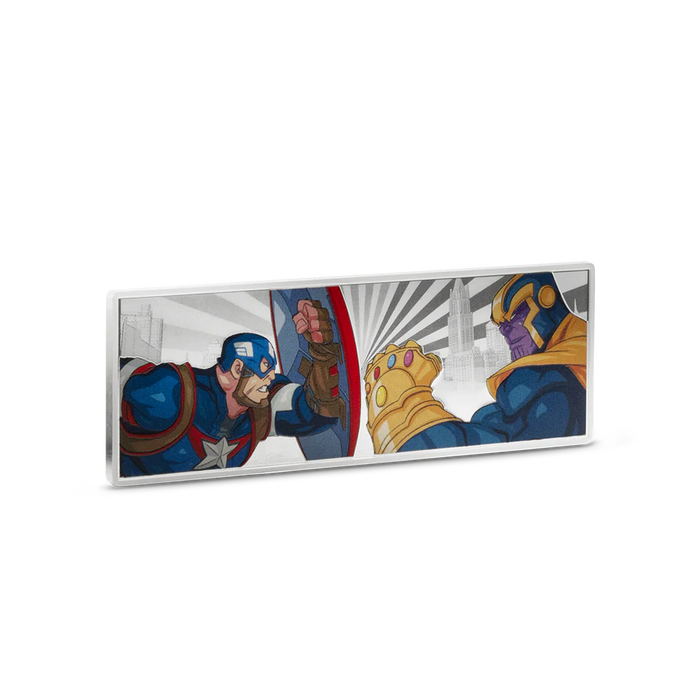 Captain America vs Thanos 3oz Silver Coin