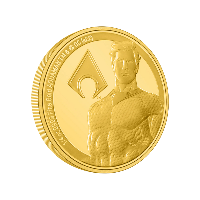 DC Classic - Aquaman 2022 1/4 oz Gold