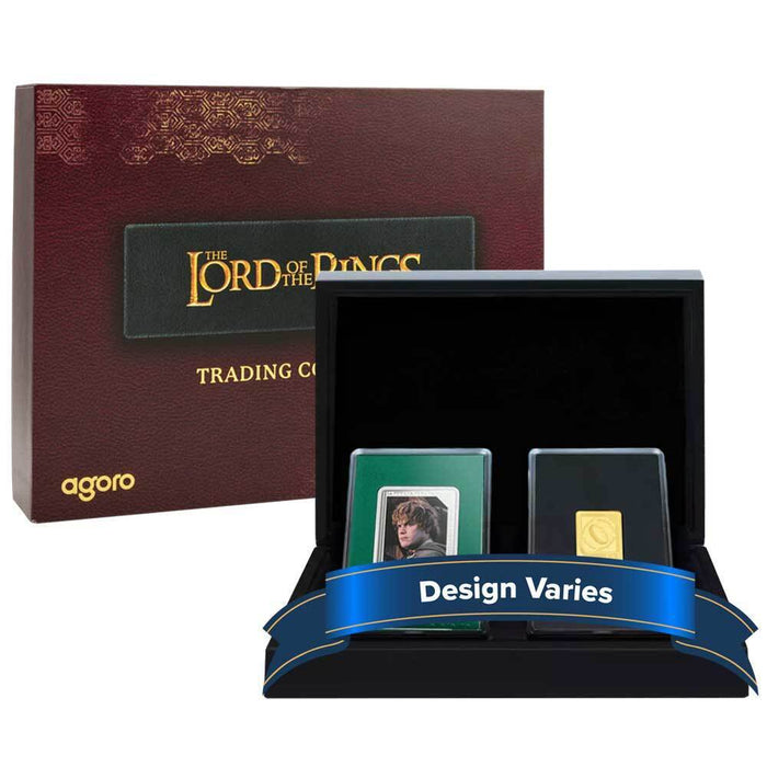 2024 Lord of the Rings Silver Trading Cards 2pc Set in Sealed Box By Agoro Of... (316004224028)