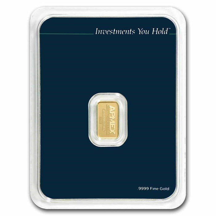 1 gram Gold Bar - APMEX (TEP)