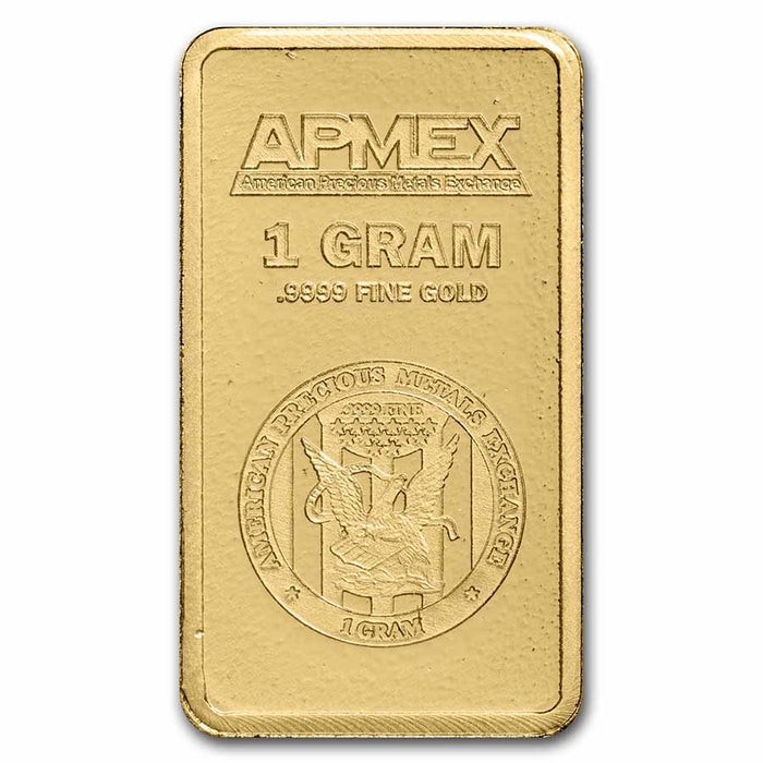 1 gram Gold Bar - APMEX (TEP)