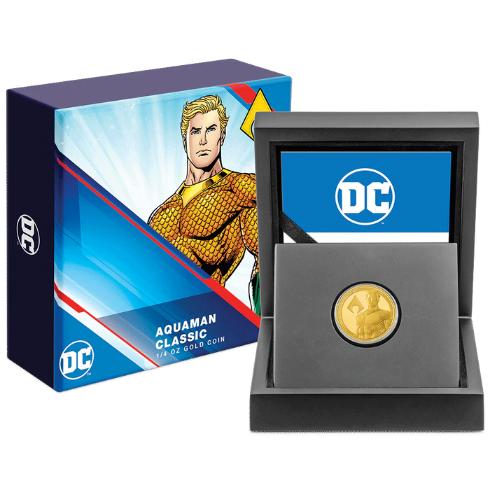 DC Classic - Aquaman 2022 1/4 oz Gold
