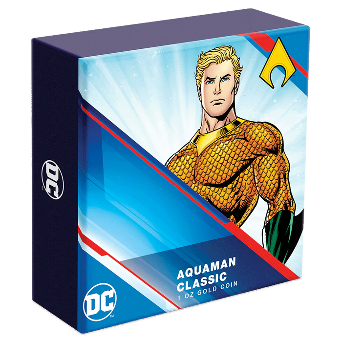 DC Classic - Aquaman 2022 1oz Gold