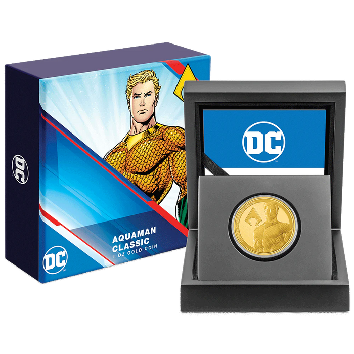 DC Classic - Aquaman 2022 1oz Gold