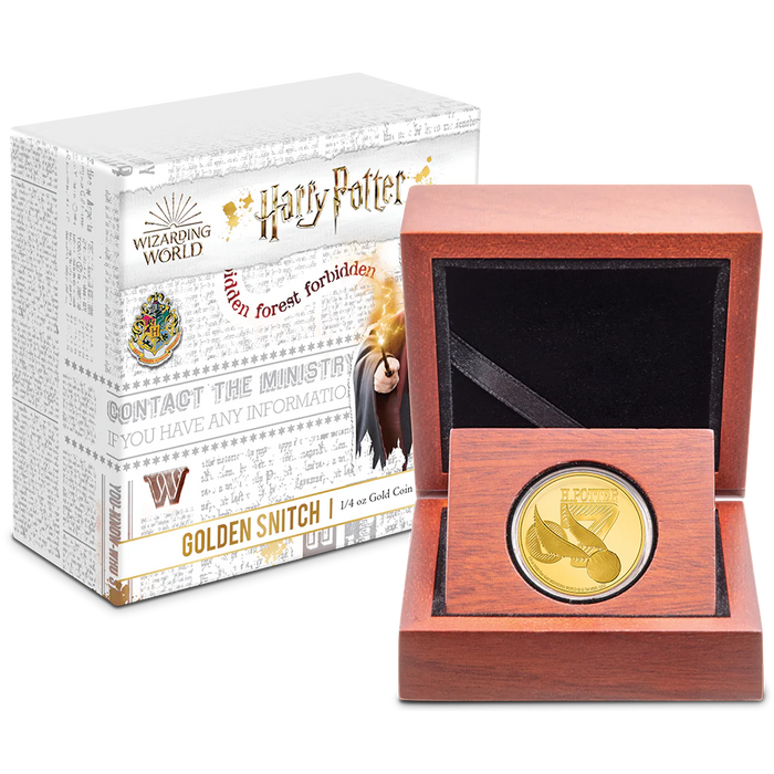 Harry Potter Classic - 2022 Golden Snitch 1/4oz Gold