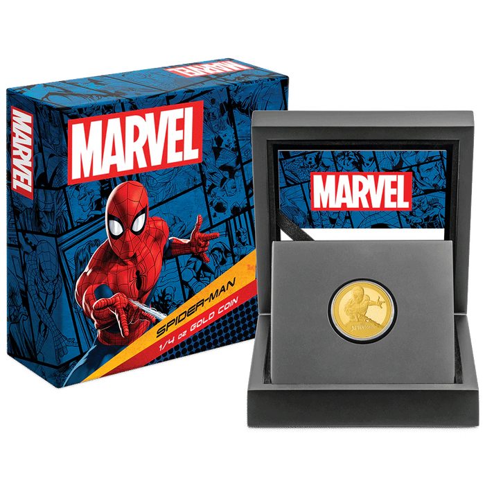 Marvel Classics - Spider-Man 1/4oz Gold