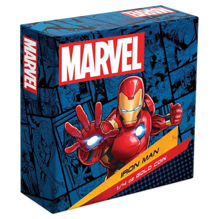 Marvel Classics - Iron Man 1/4oz Gold