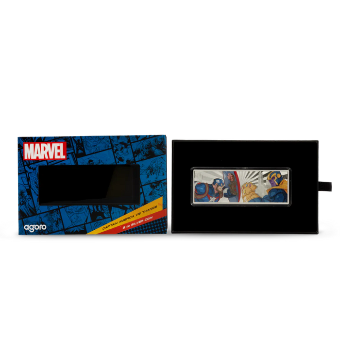 Captain America vs Thanos 3oz Silver Coin