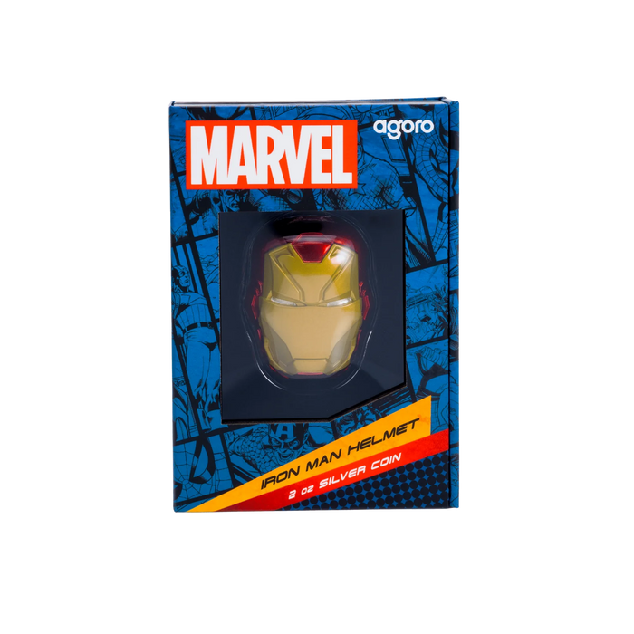 Marvel - Iron Man Helmet 2oz Silver