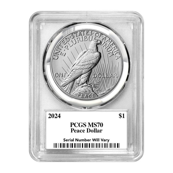 2024 Morgan & Peace Dollar PCGS MS70 & Chase Coins UltraBreaks Silver Dollar Legends Pack