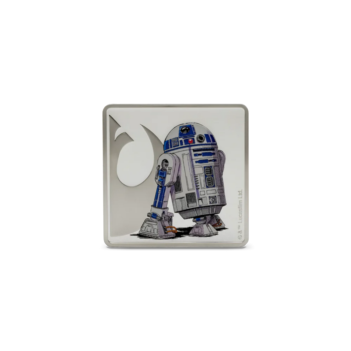 Star Wars Allies - Luke Skywalker & R2-D2 1oz Silver Medallion