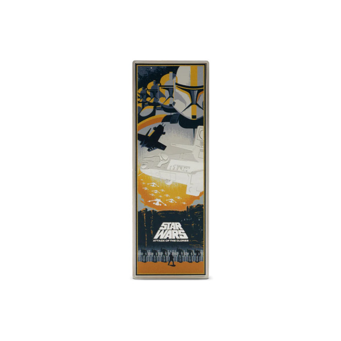 Star Wars 3oz Silver Poster Coin - Attack of the Clones