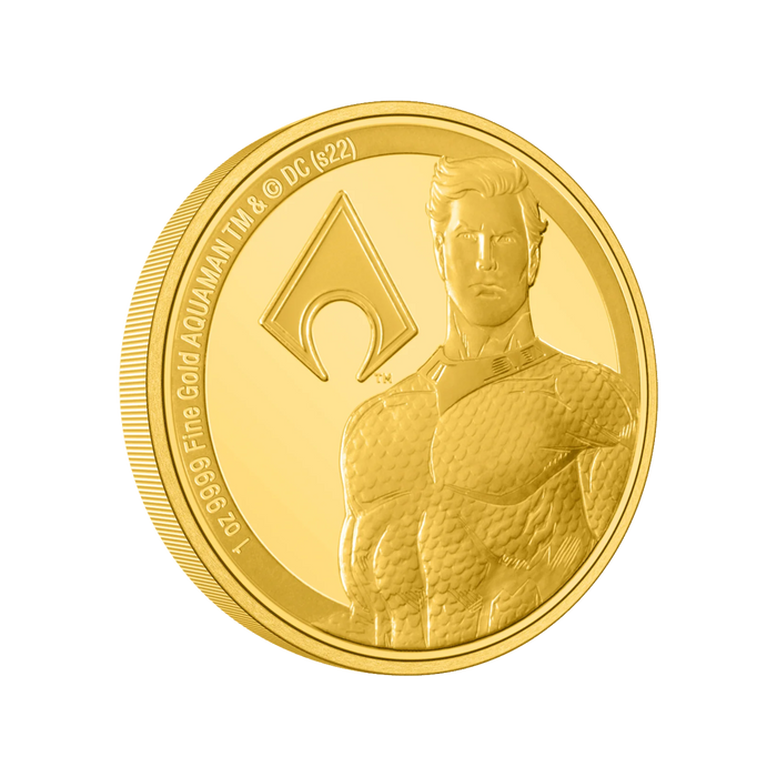 DC Classic - Aquaman 2022 1oz Gold