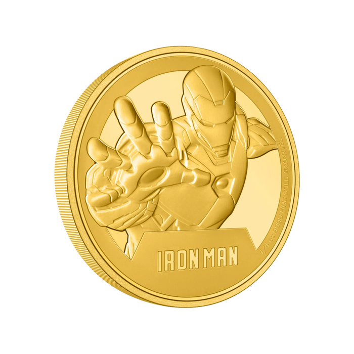 Marvel Classics - Iron Man 1/4oz Gold