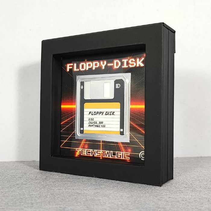 Floppy Disk TechStalgic Series 2024 2 oz $2 Pure Silver Coin - Niue