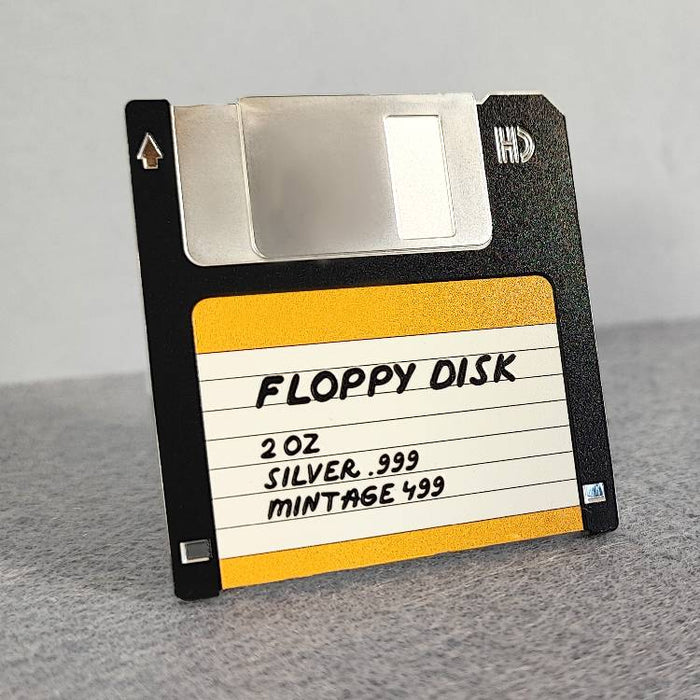 Floppy Disk TechStalgic Series 2024 2 oz $2 Pure Silver Coin - Niue