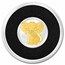 Elephant Golden Highlights $1 0.5 Gram Pure Gold Coin - Palau